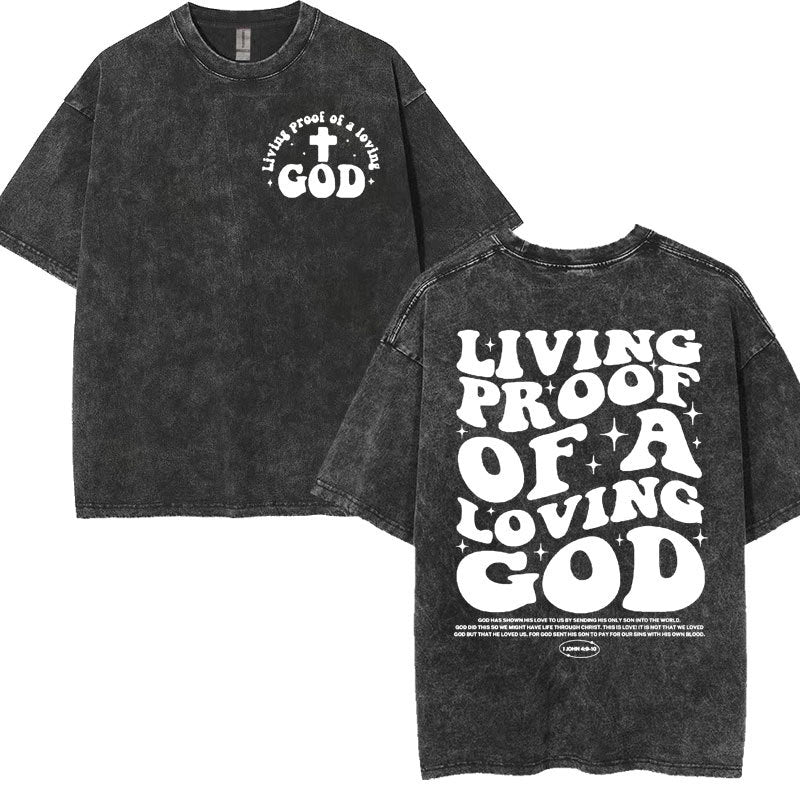 Christian Graphic T-Shirt Collection – Vintage Washed Oversized Faith Tees