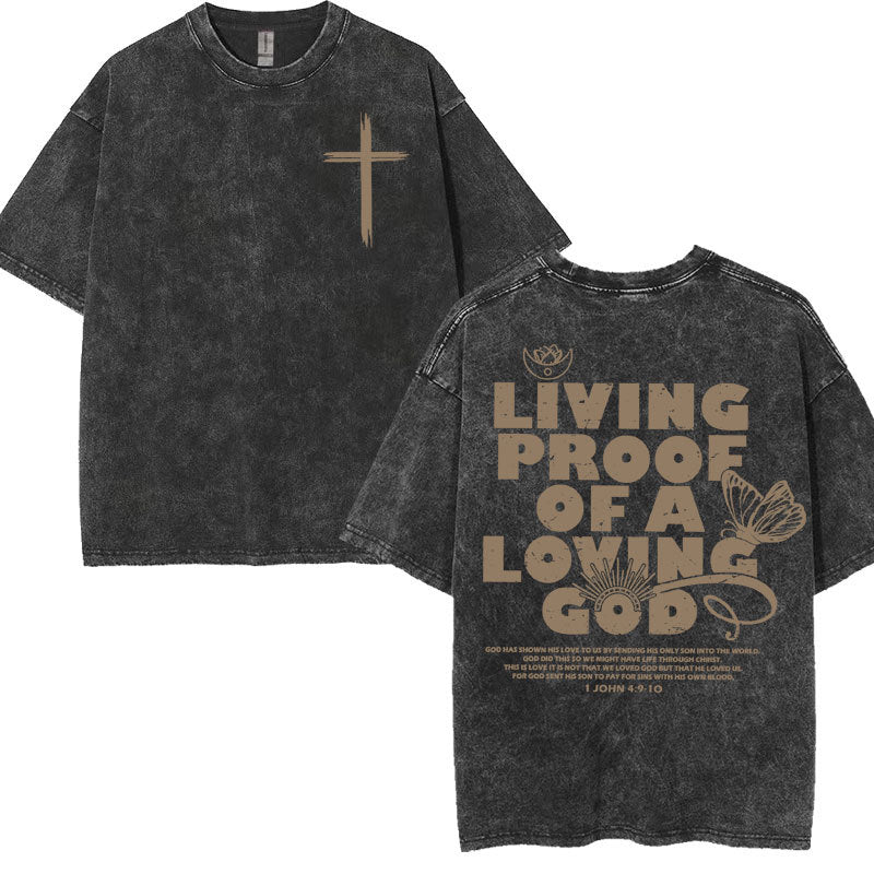 Christian Graphic T-Shirt Collection – Vintage Washed Oversized Faith Tees