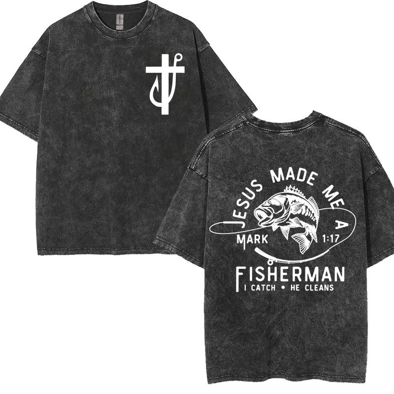 Christian Graphic T-Shirt Collection – Vintage Washed Oversized Faith Tees