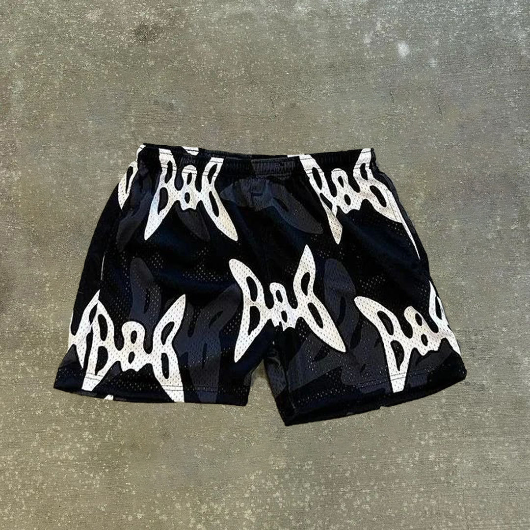 Blavra Street 888 Camouflage Mesh Shorts